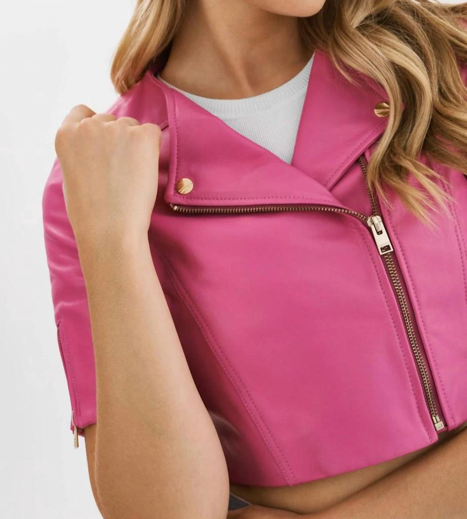 LaMarque Lamarque - Kirsi Cropped Biker Jacket 6