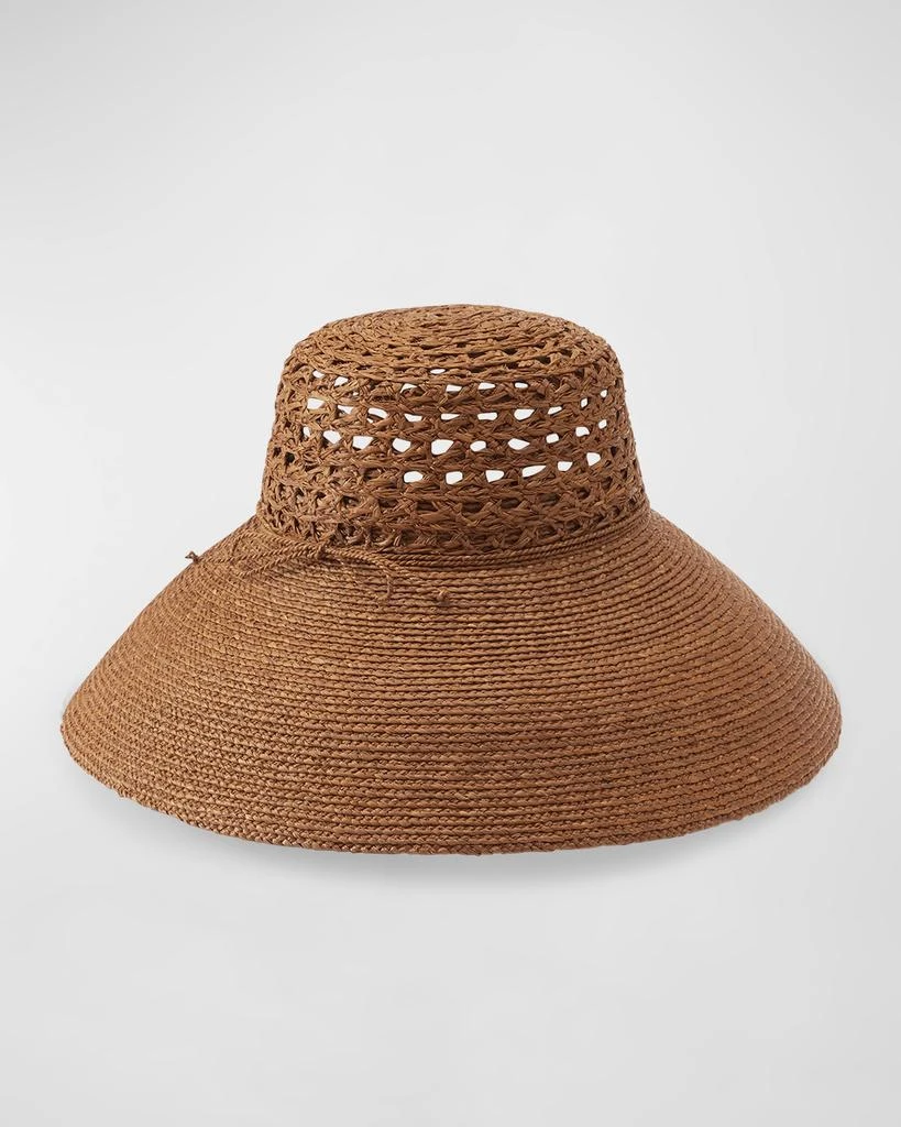 Helen Kaminski Lace Braid Raffia Structured Hat 3