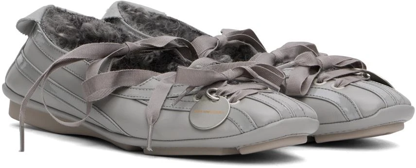 Kiko Kostadinov Gray Lella Hybrid Ballerina Flats 4