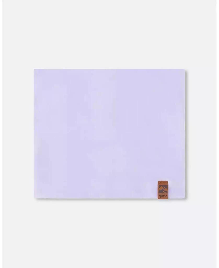 Deux par Deux Girl Stretch Jersey Neck Tube Purple - Toddler|Child