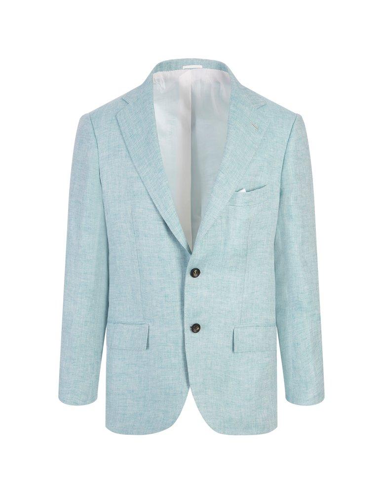 Kiton Kiton V-Neck Single-Breasted Blazer