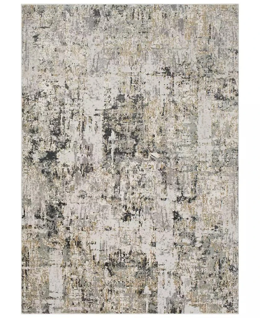 Surya Quatro QUA-2300 Medium Gray 7'10" x 10'3" Area Rug 1