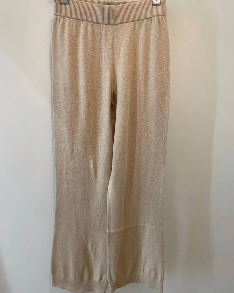 Minnie Rose Minnie Rose - Women
s Cotton Cashmere Frayed Edge Wide Leg Pants