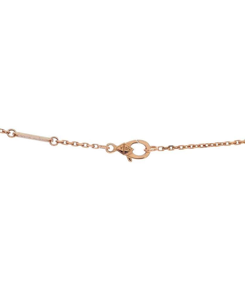 Pre-Owned Van Cleef 
Arpels Perlee Couleurs Pendant Necklace 18K Rose Gold and Carnelian 16.5" 2