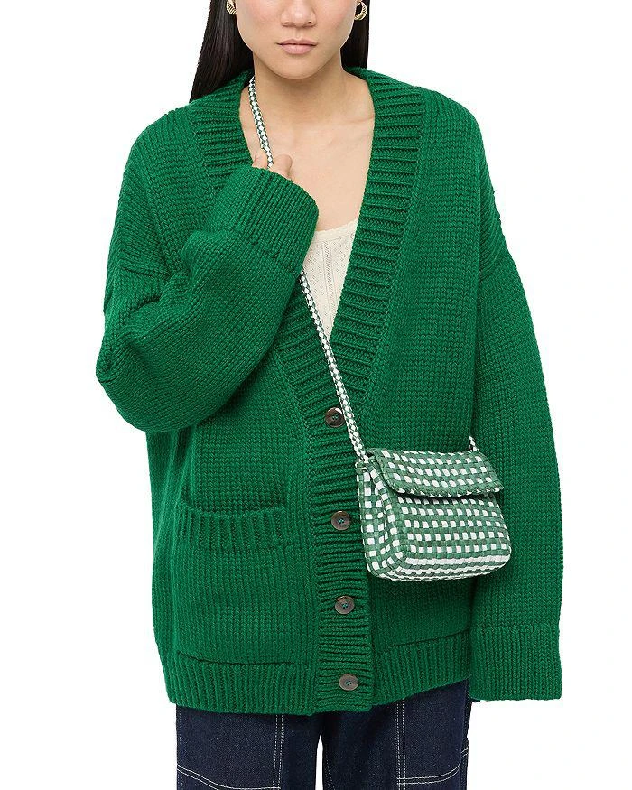 Loeffler Randall Vinnie Mini Woven Leather Crossbody 2