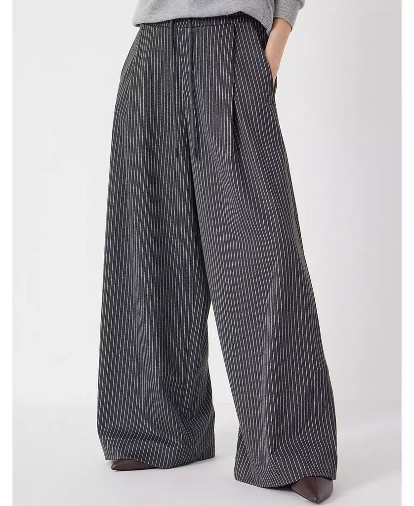 Hush Women's Pinstripe Wide Leg Jogger