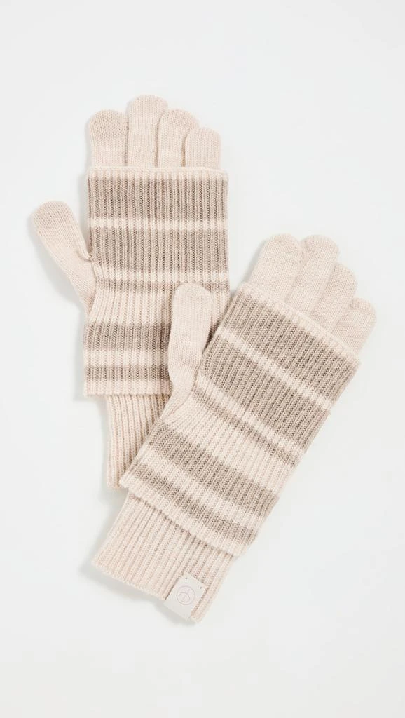 Rag 
Bone Blake Stripe Layered Gloves 1