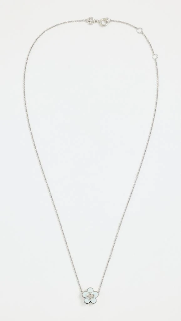 Tory Burch Kira Enamel Flower Pendant Necklace 3