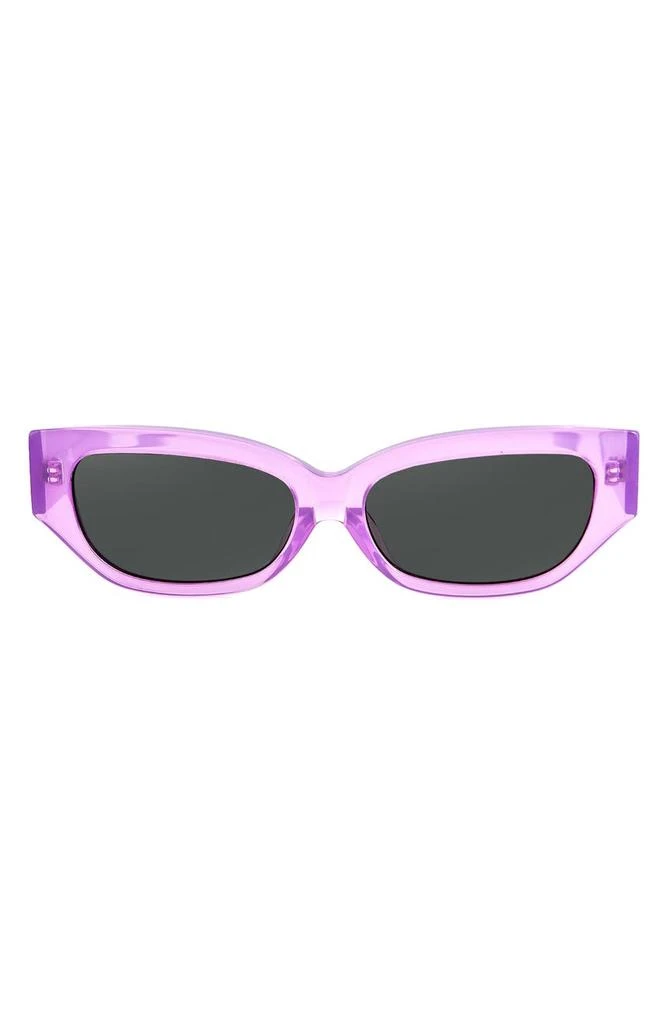 AQS Lucia 55mm Polarized Cat Eye Sunglasses 1