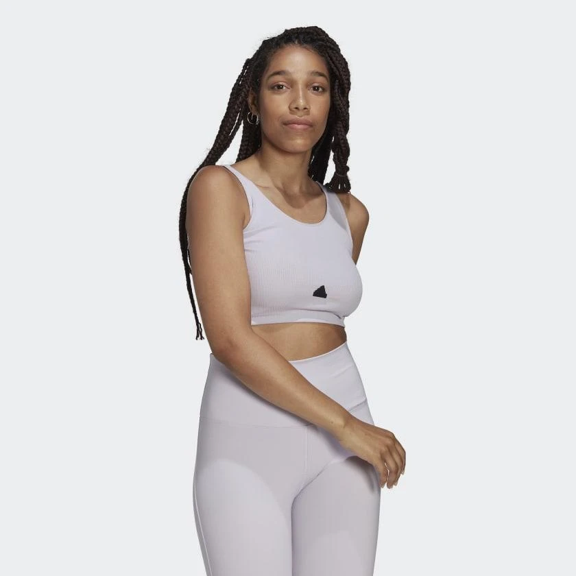 Adidas Women's adidas Rib Cropped Top 2