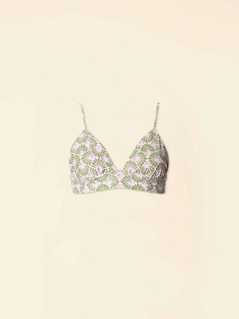 XIRENA Bensyn Bikini Top In Emerald Shells 3