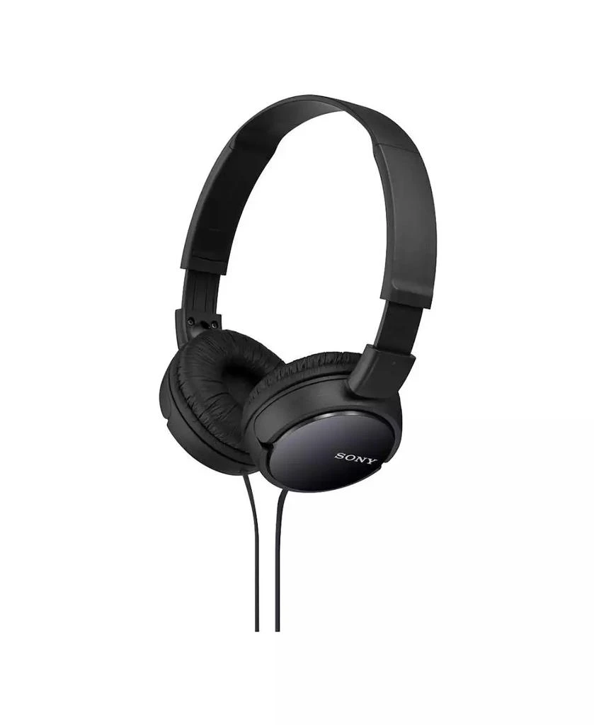 SONY ZX110 Over-Ear Dynamic Stereo Headphones (Black) 1