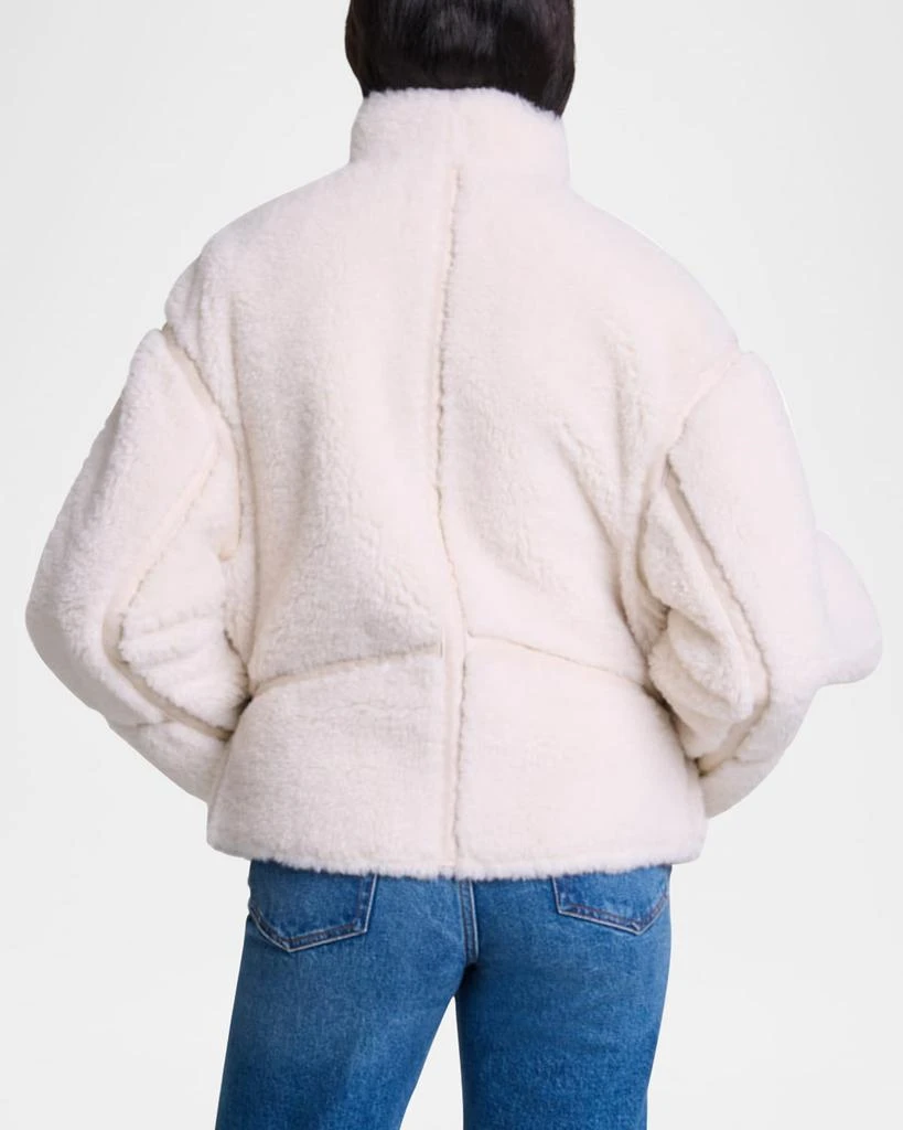 Maje Geaty Faux Fur Shearling Jacket 3