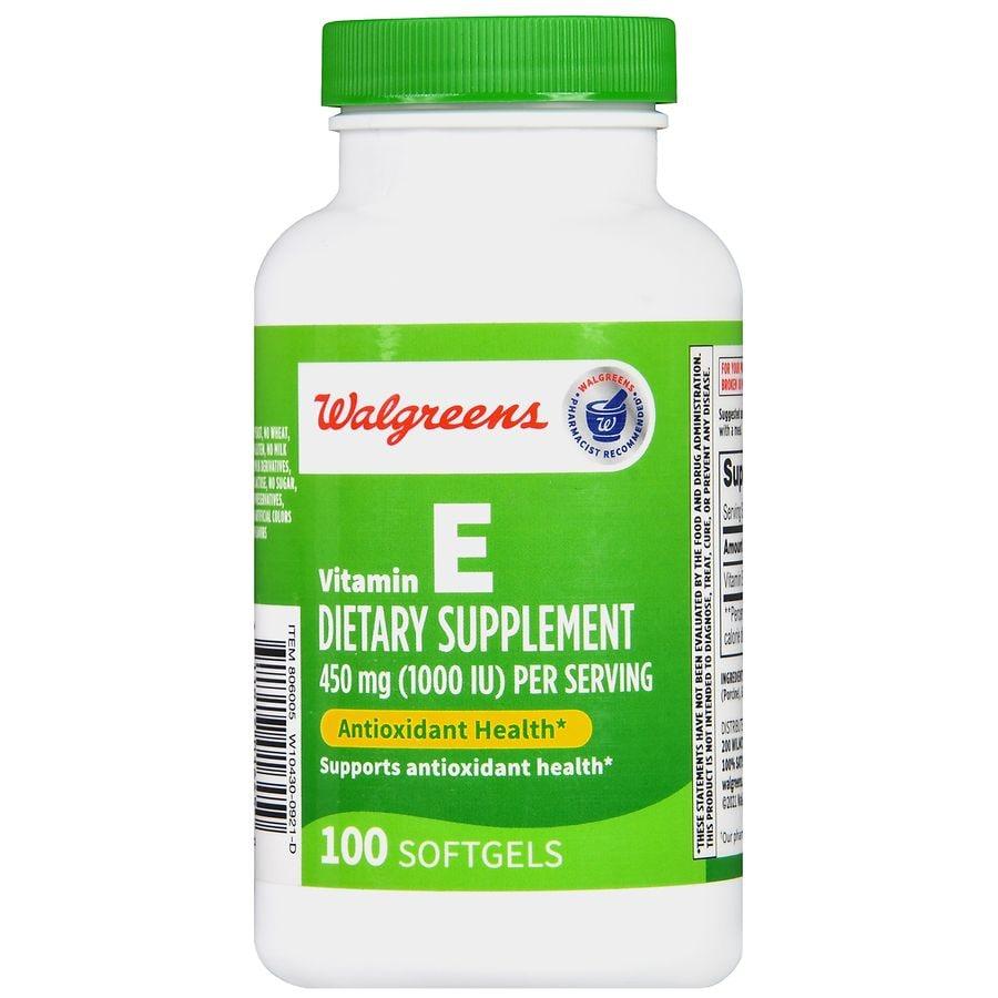 Walgreens Vitamin E 450 mg Softgels