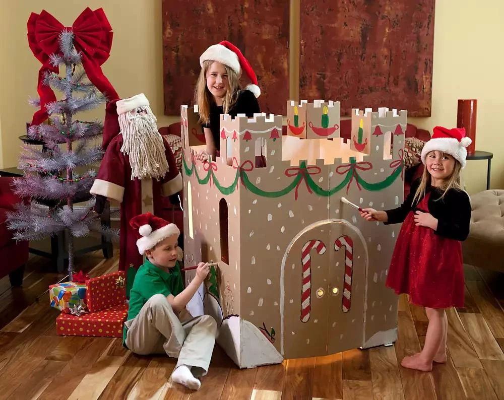 Easy Playhouse Castle Cardboard Playhouse 5