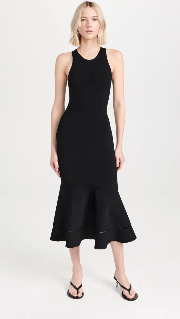 Victoria Beckham Sleeveless Fit And Flare Dress 6