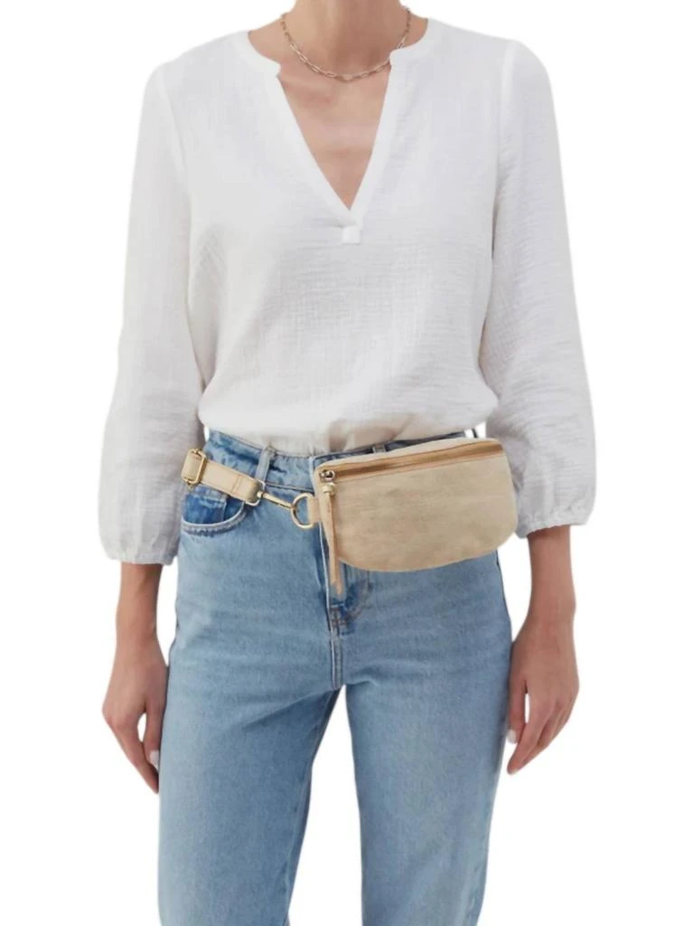 Hobo Women's Fern Belt Bag In Gold Leaf 4