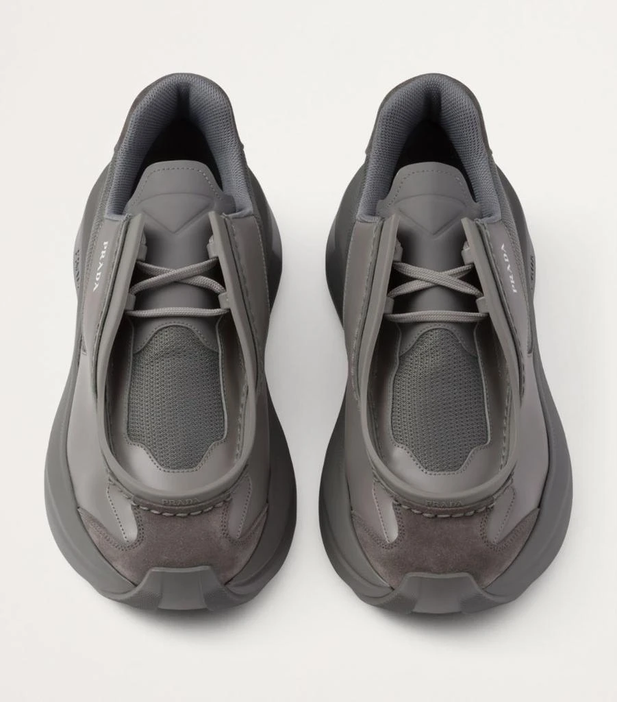 Prada Brushed Leather Systeme Sneakers 2