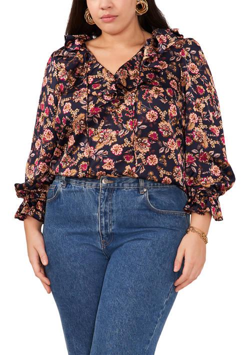 cascade frill top