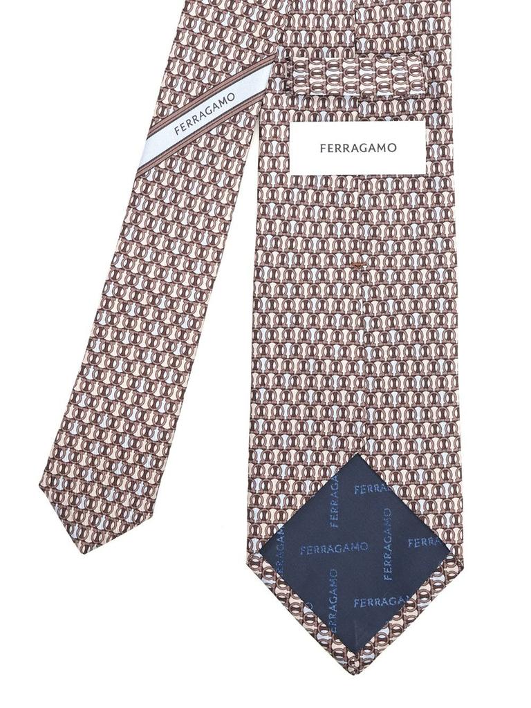 Salvatore Ferragamo Ferragamo Monogram Jacquard Tie