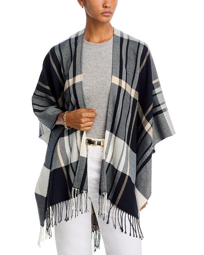 Echo Design Plaid Ruana