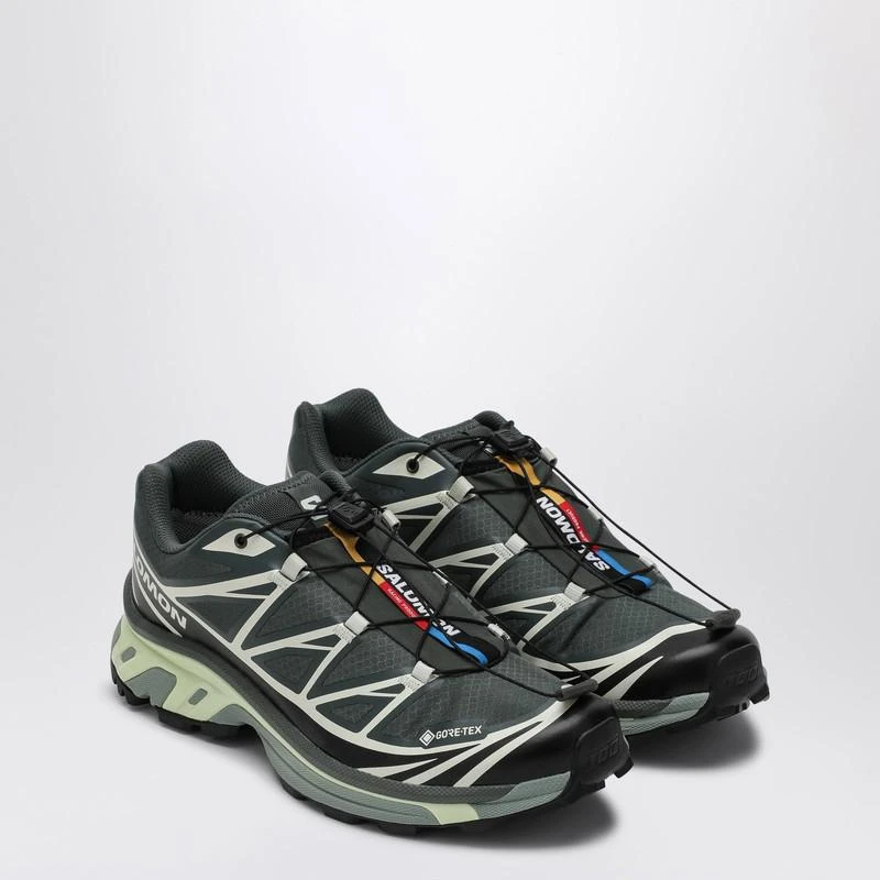 Salomon Low Sneaker XT-6 dark grey/black/lime 2