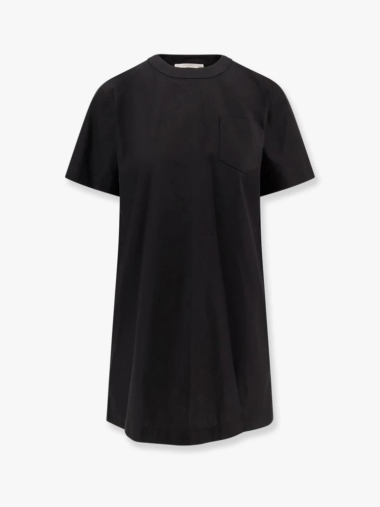 Sacai Dress with draped cotton inserts on the back 1