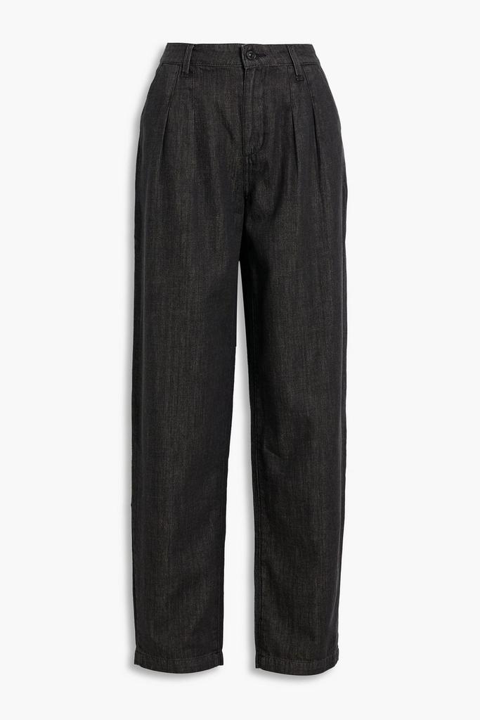 デニム・ジーパン Paige Jeans Culotte Nellie Spread Black Luxe Coating Paige Culotte Nellie Spread Black Luxe Coating | THE LIST