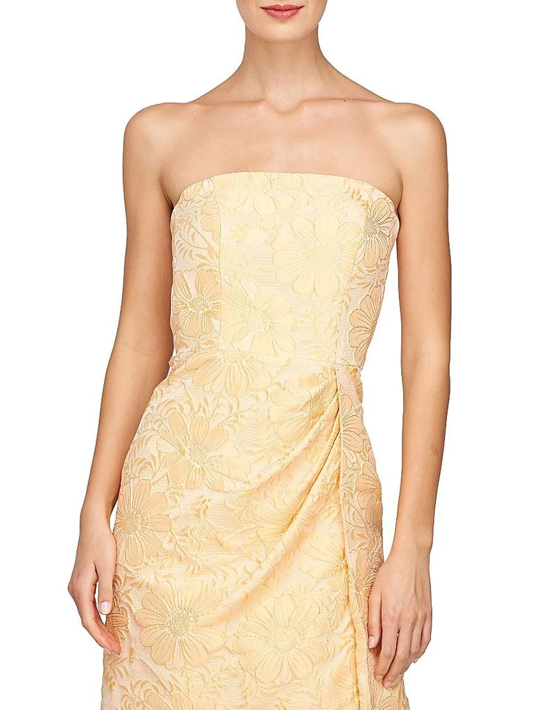 Kay Unger Lucy Jacquard Midi-Dress 6