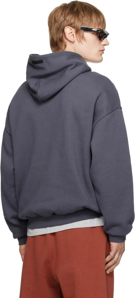 Essentials Navy Fleece Hoodie 3