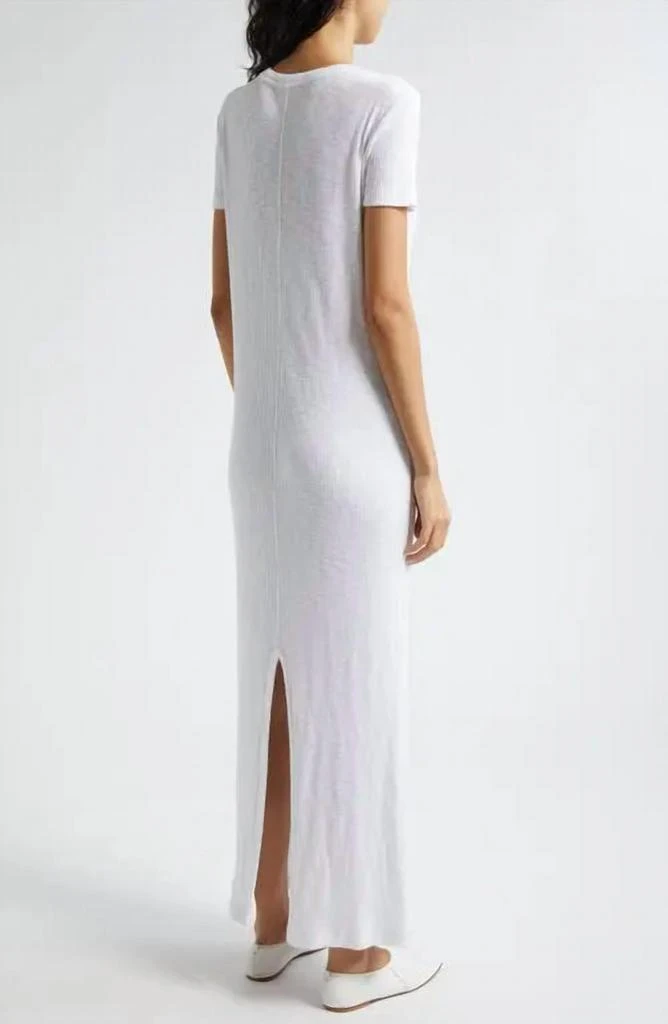 ATM Atm - Rib Short Sleeve Maxi Dress 2