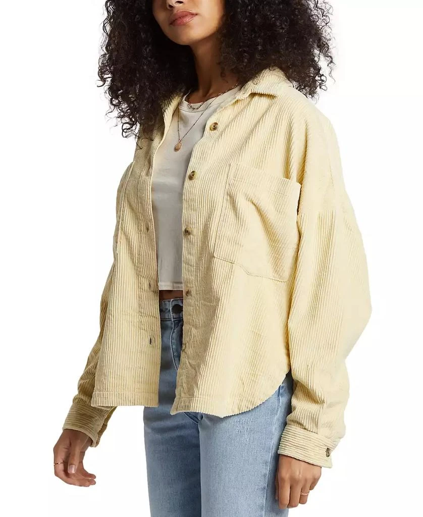 Billabong Juniors' Stoked on You Cotton Corduroy Shirt Jacket 3