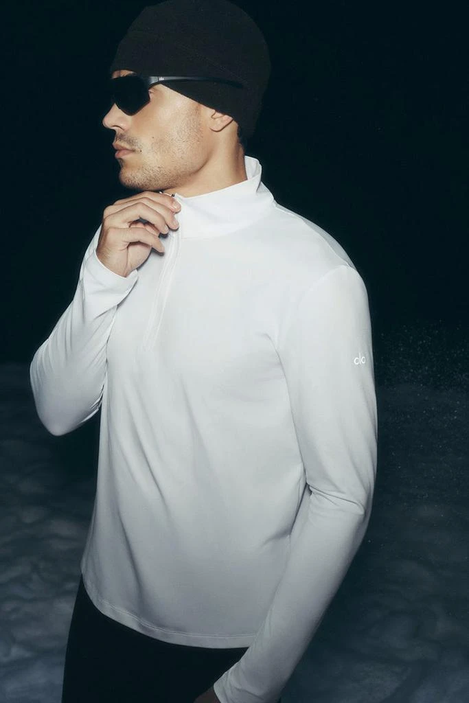 Alo Conquer 1/4 Zip Reform Long Sleeve - Green Olive