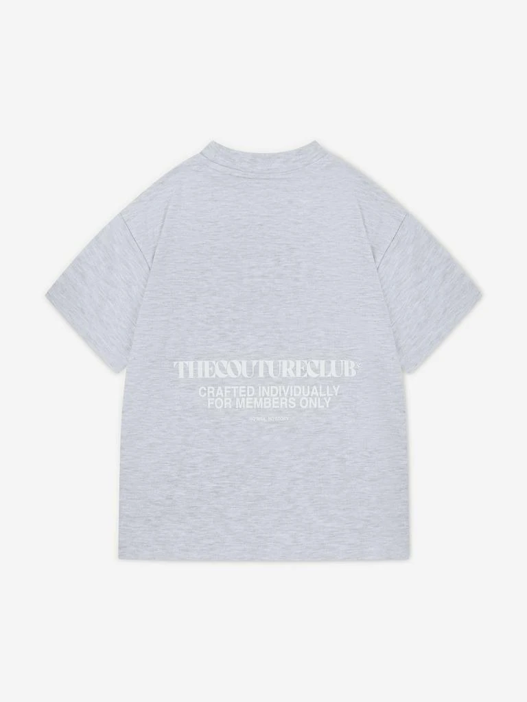 The Couture Club The Couture Club Kids Heavyweight Copyright T-Shirt in Grey 3