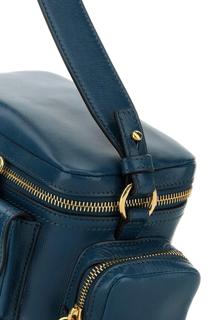 Chloé Petrol blue leather Camera Bag handbag 3