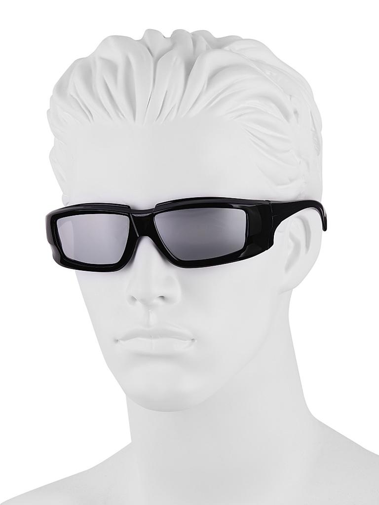 リック Rick Owens 55MM Mirrored Rectangular Sunglasses - Accessories