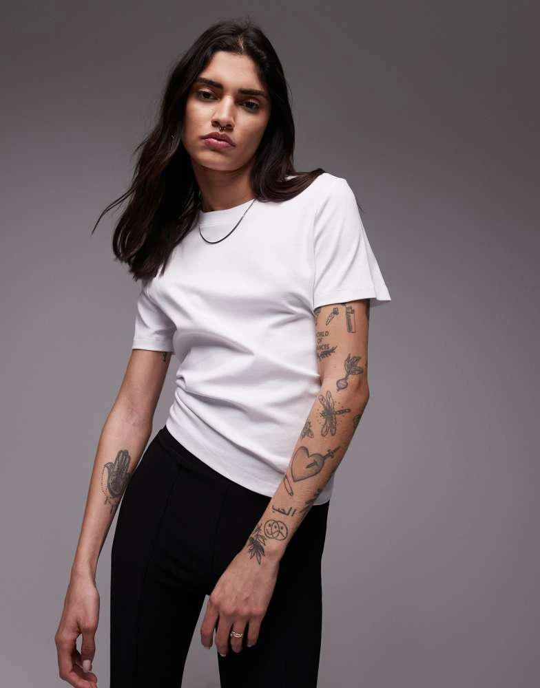 Mango Mango premium t-shirt in white