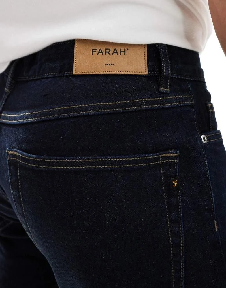 Farah Farah Elm slim jeans in dark rinse 3