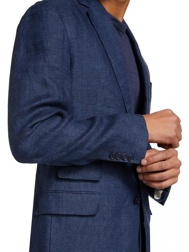 Ralph Lauren Kent Linen Single-Breasted Blazer 6