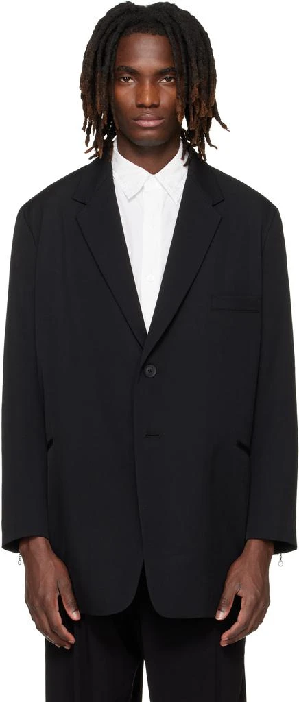 YOHJI YAMAMOTO Black Double Button Blazer