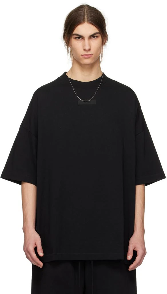 Essentials Black Crewneck T-Shirt 1
