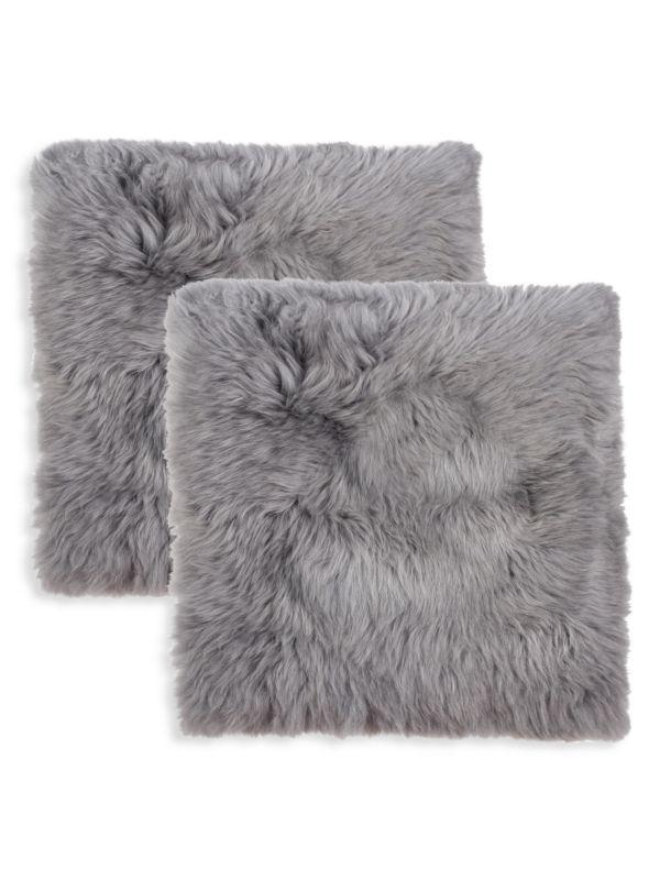 Natural 2-Pack Sheepskin Seat Cover Set