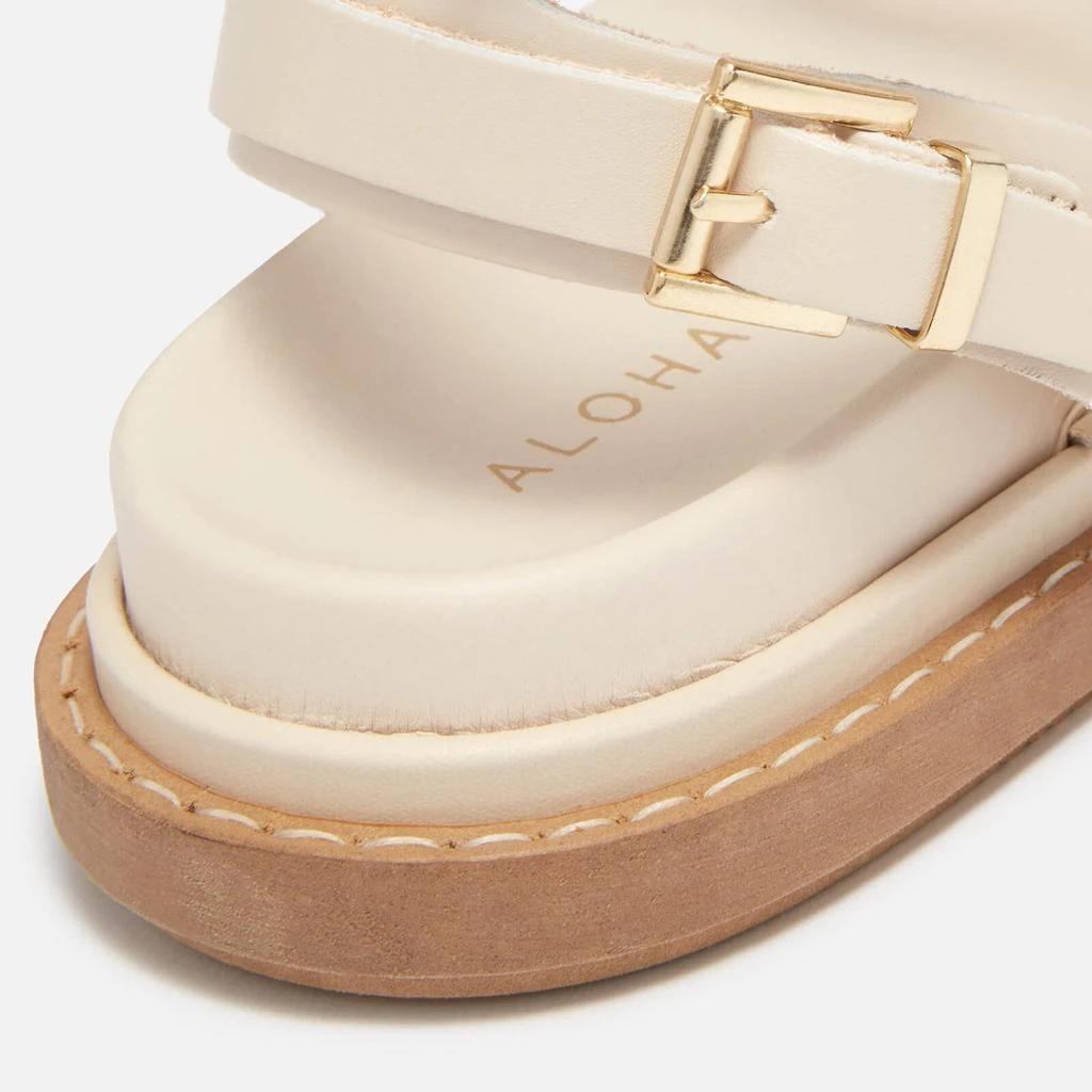 ALOHAS ALOHAS Women's Buckle Up Leather Sandals 3
