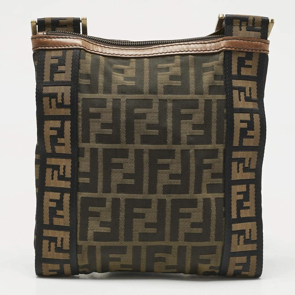 Fendi Fendi Tobacco Zucca Nylon Flat Crossbody Bag 4