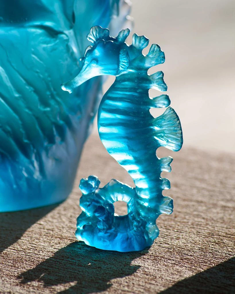Daum Maya Small Blue Seahorse 4