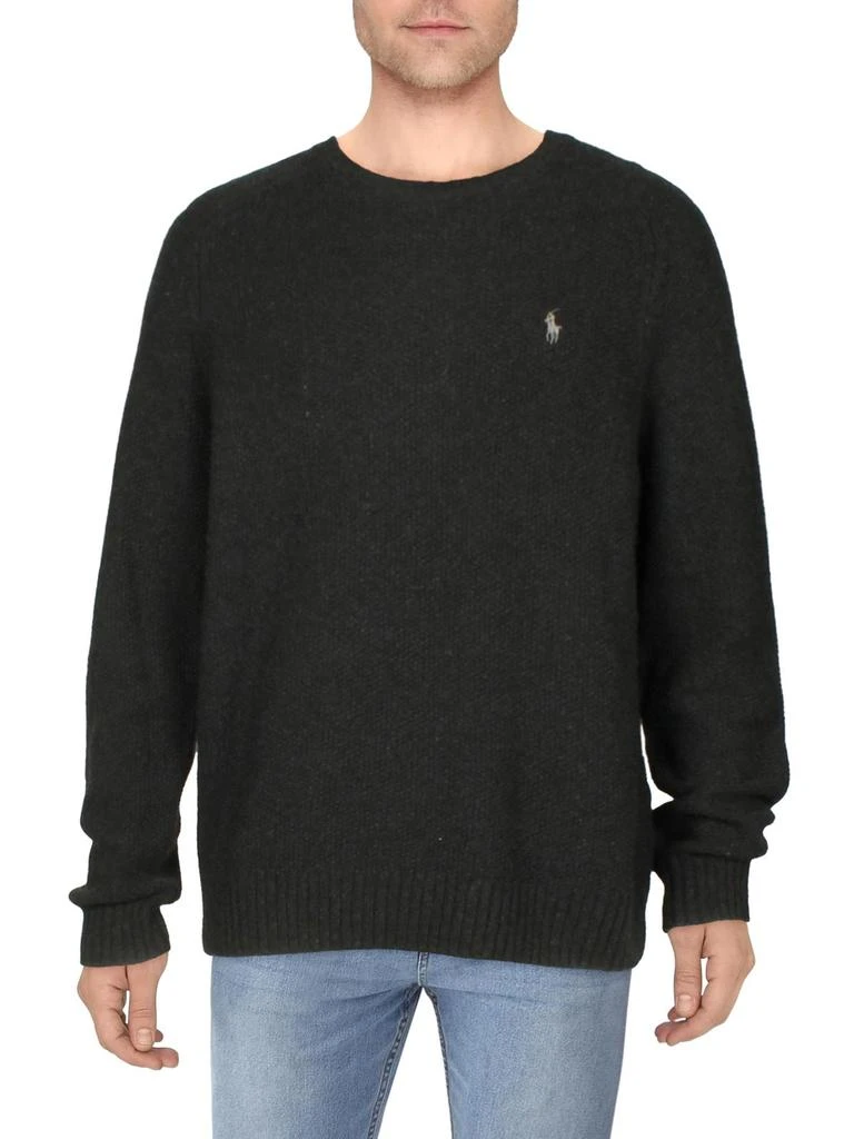 Polo Ralph Lauren Mens Wool Blend Crewneck Pullover Sweater 1