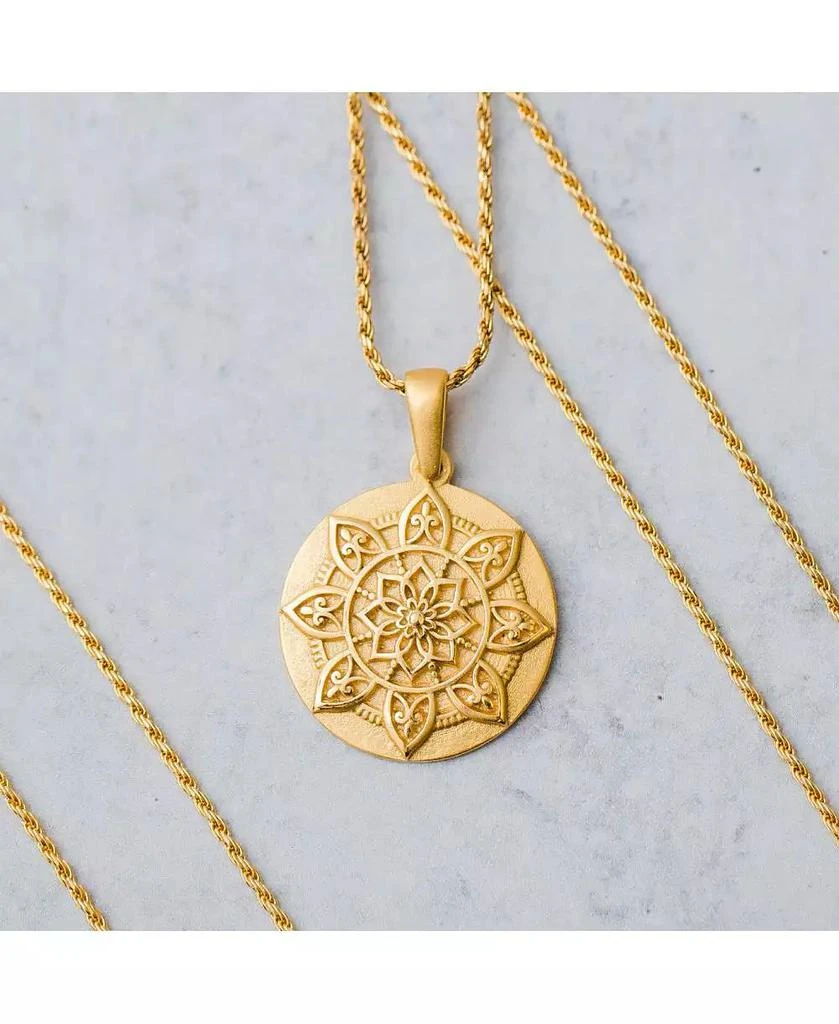 Mantra Mandala I Am Worthy Gold / Original