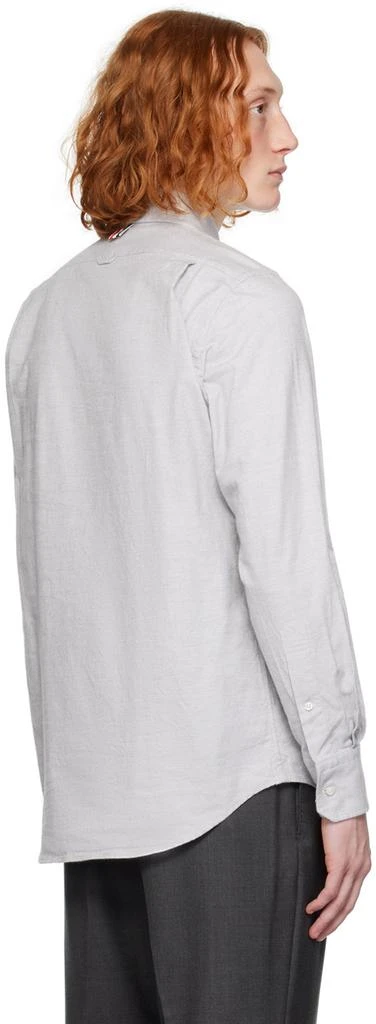 Thom Browne Gray 4-Bar Shirt 3
