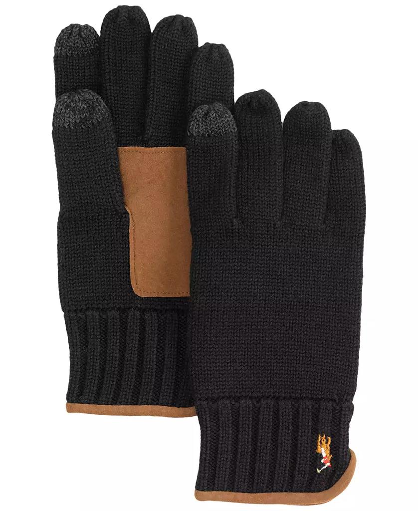 Ralph Lauren Men's Suede-Trim Touch Gloves