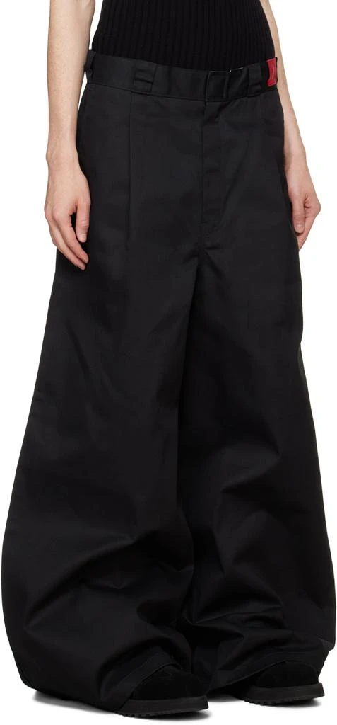 FUMITO GANRYU Black Dickies Edition Reverse Baggy Trousers 2